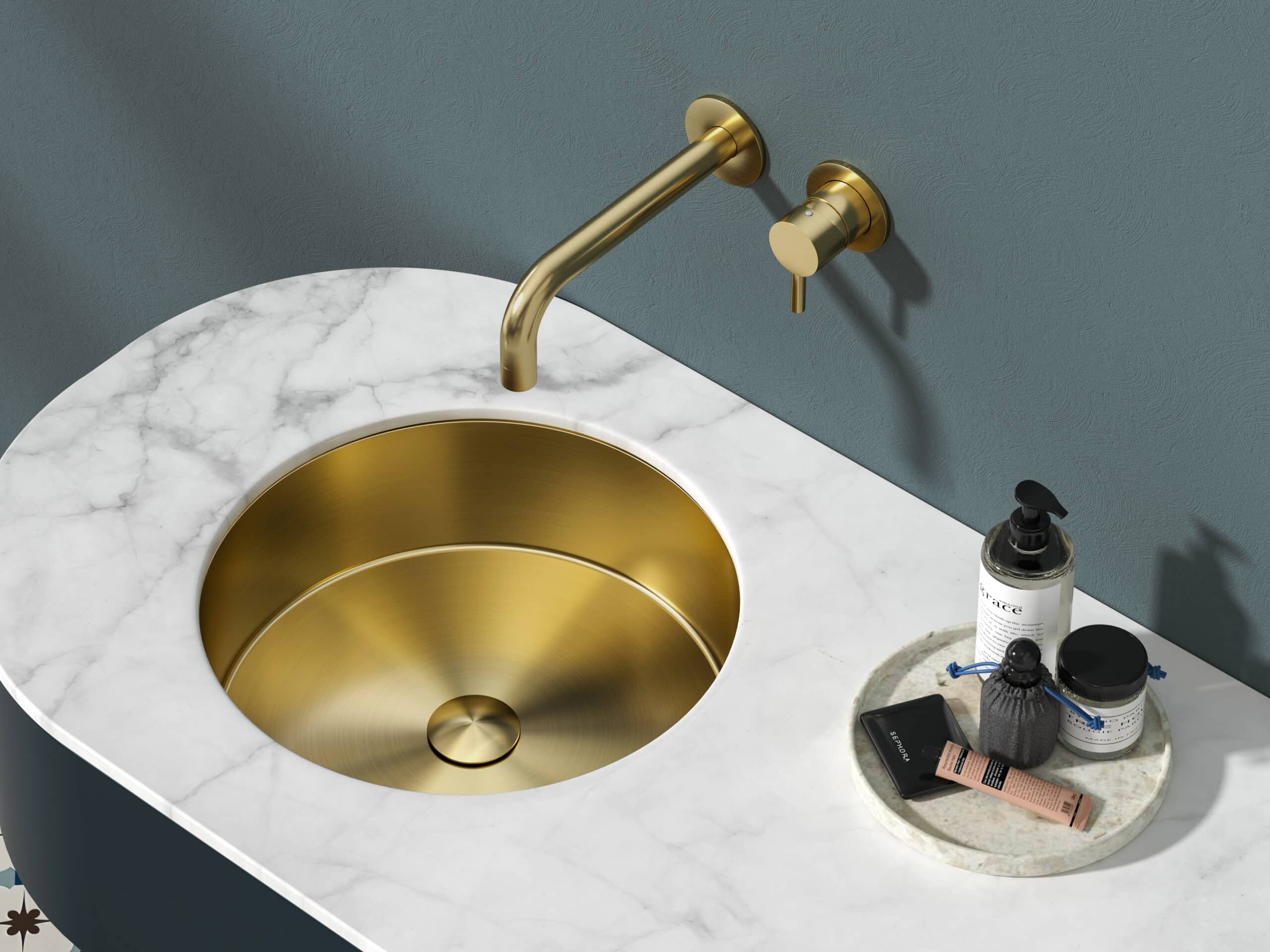 Stainless Steel Sink ES-UB-01-M Gold