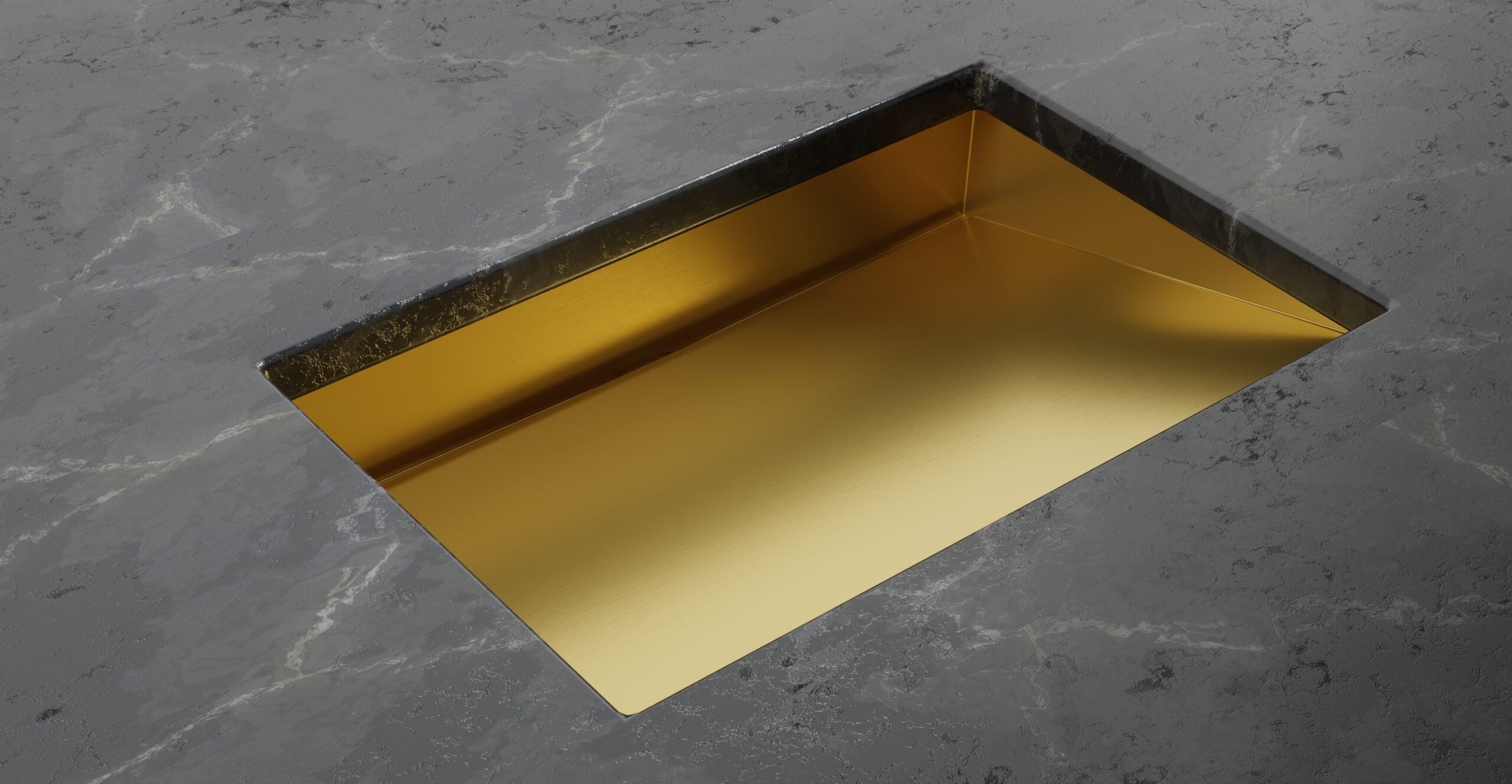 Stainless Steel Sink ES-UB-04-L Gold