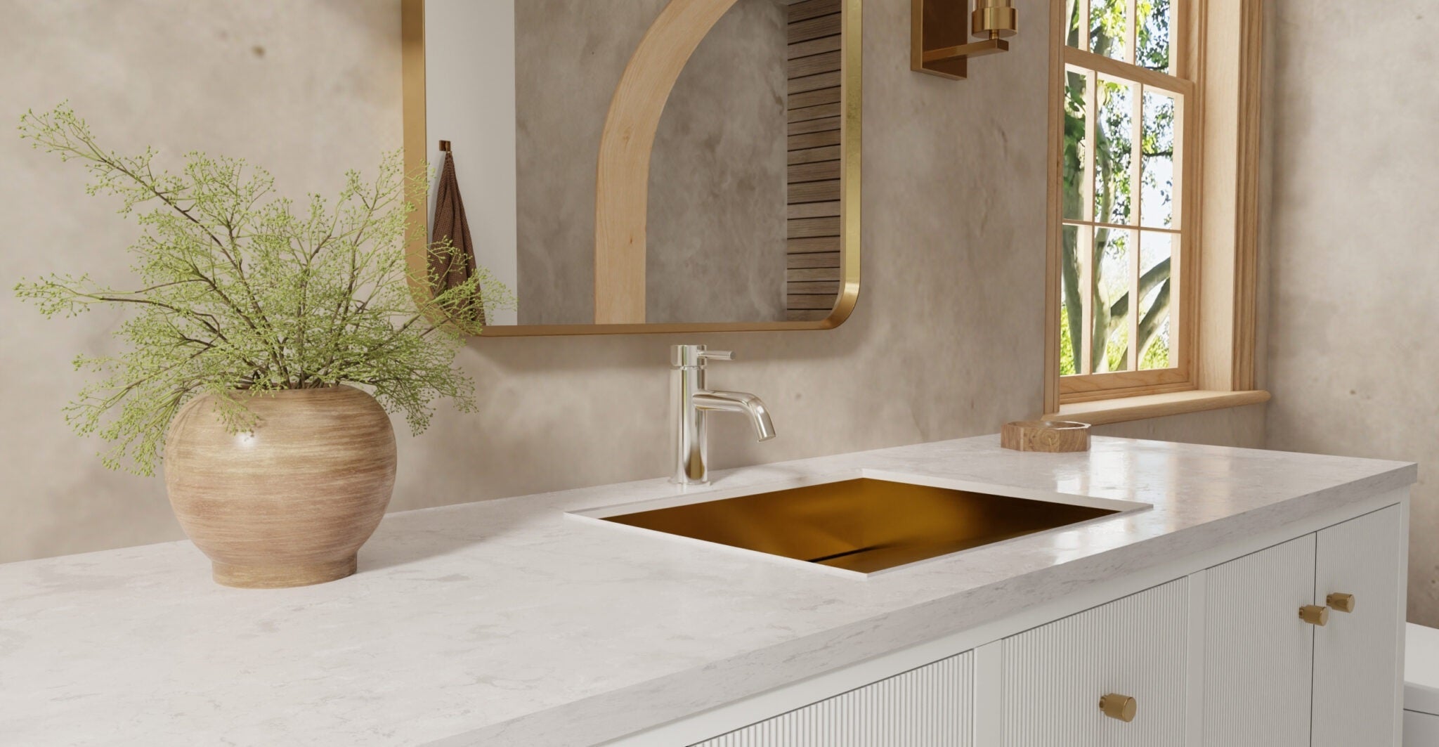 Stainless Steel Sink ES-UB-04-M Gold
