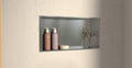 Shower niche NS-03 in brushed steel