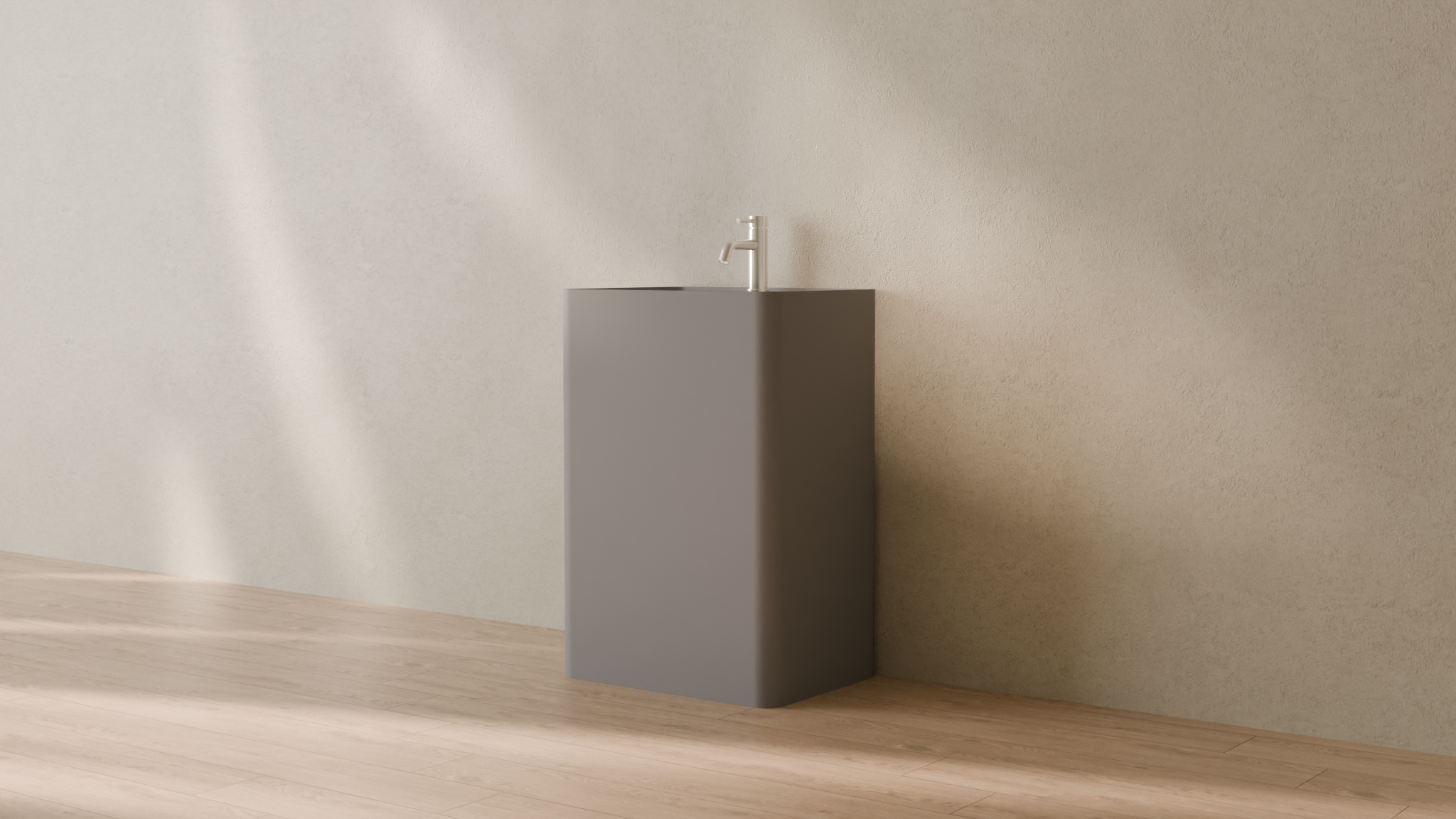 Badeloft render 2026 | SB-02-A | Grey | Sink_Matte_Grey__Camera_Angle_3.png