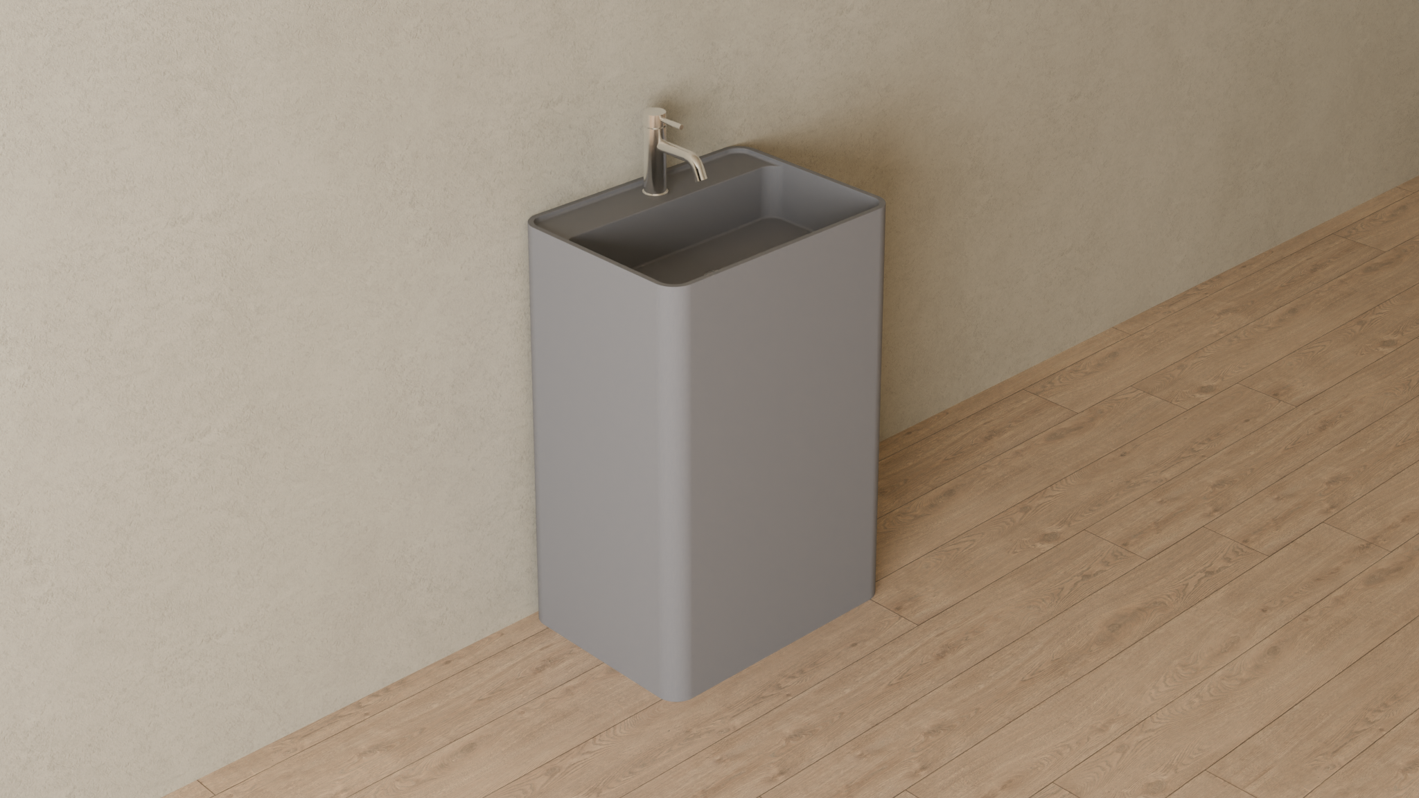 Badeloft render 2026 | SB-02-A | Grey | Sink_Matte_Grey__Camera_Angle_4.png