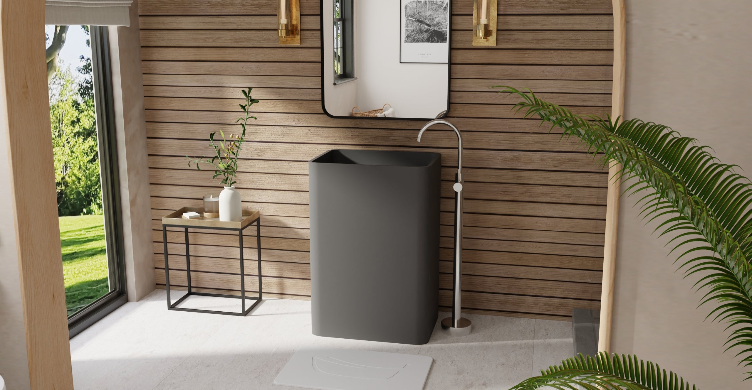 Freestanding Sink SB-02-BLK