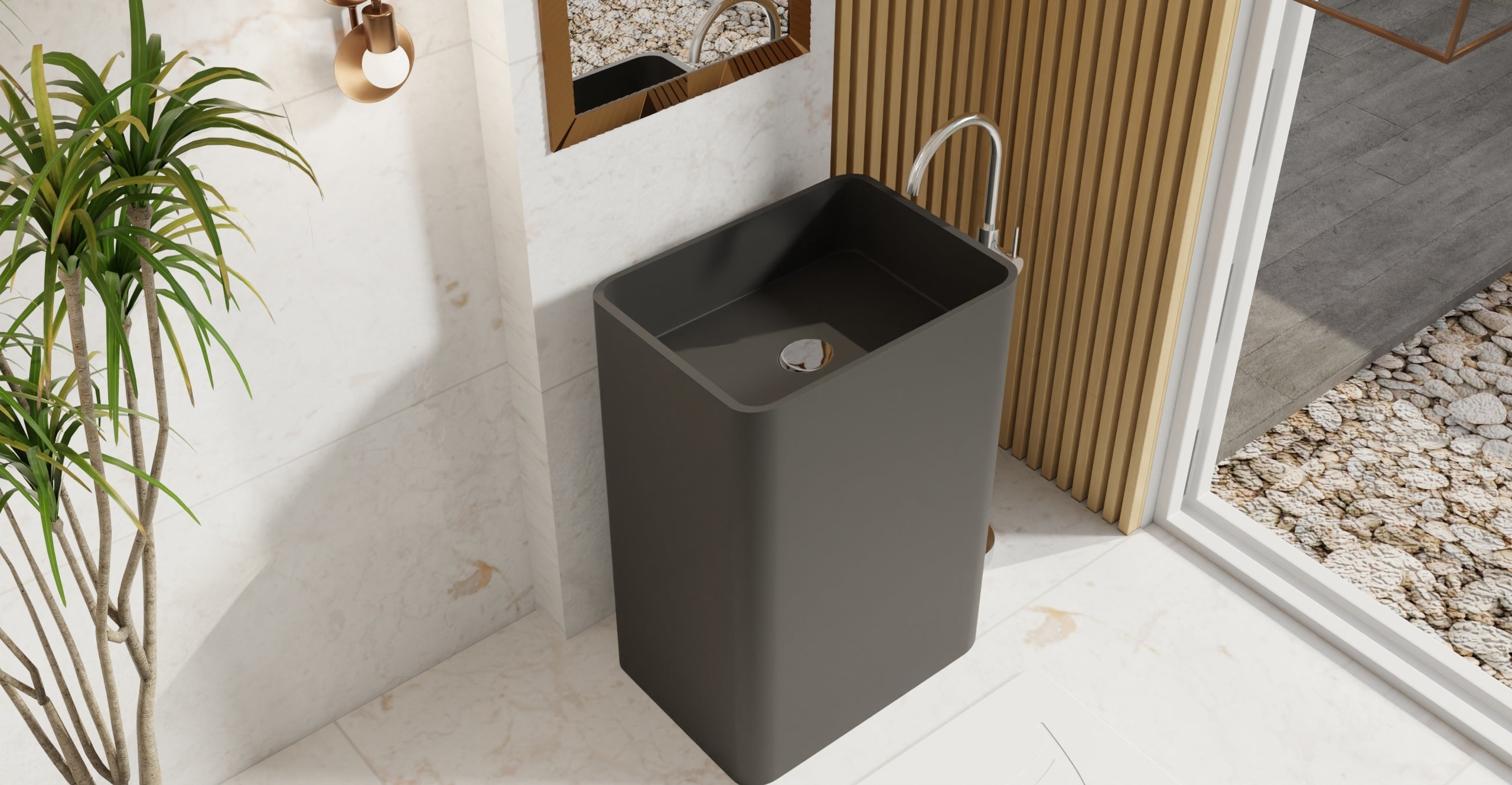 Freestanding Sink SB-02-BLK
