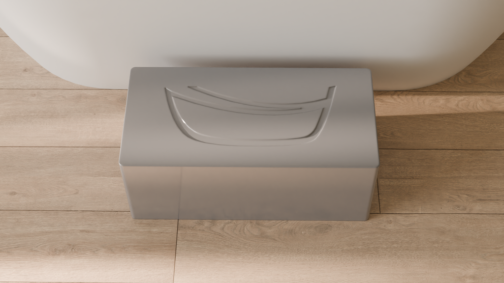 Badeloft render 2026 | SC-01 | Gray | SC-01_Glossy_Grey__Camera_Angle_1.png