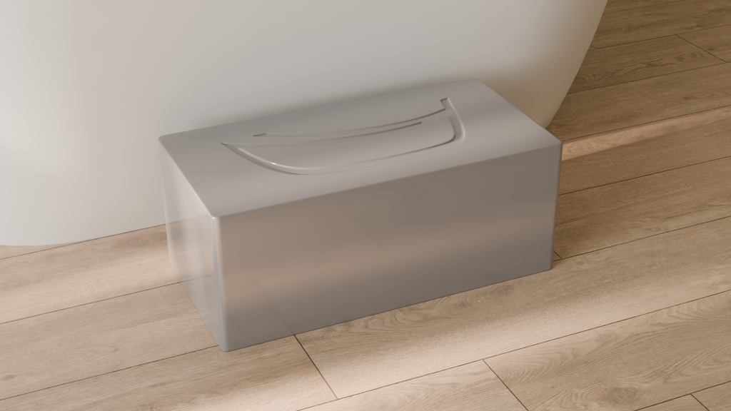 Badeloft render 2026 | SC-01 | Gray | SC-01_Glossy_Grey__Camera_Angle_2.png