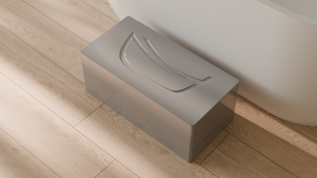 Badeloft render 2026 | SC-01 | Gray | SC-01_Glossy_Grey__Camera_Angle_4.png