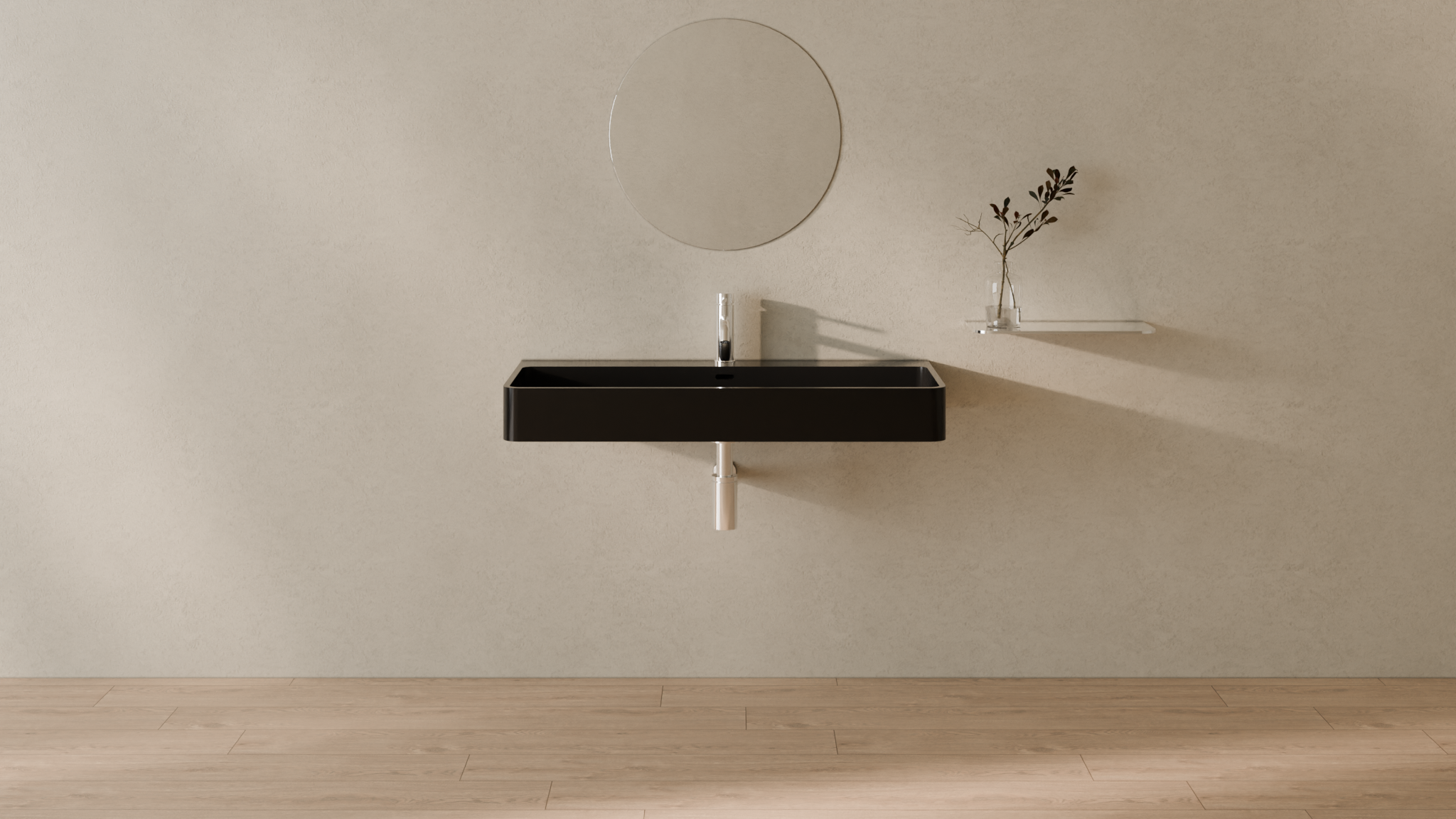 Badeloft render 2026 | WT-01-XL | Black | Sink_Glossy_Black__Camera_Angle_1.png