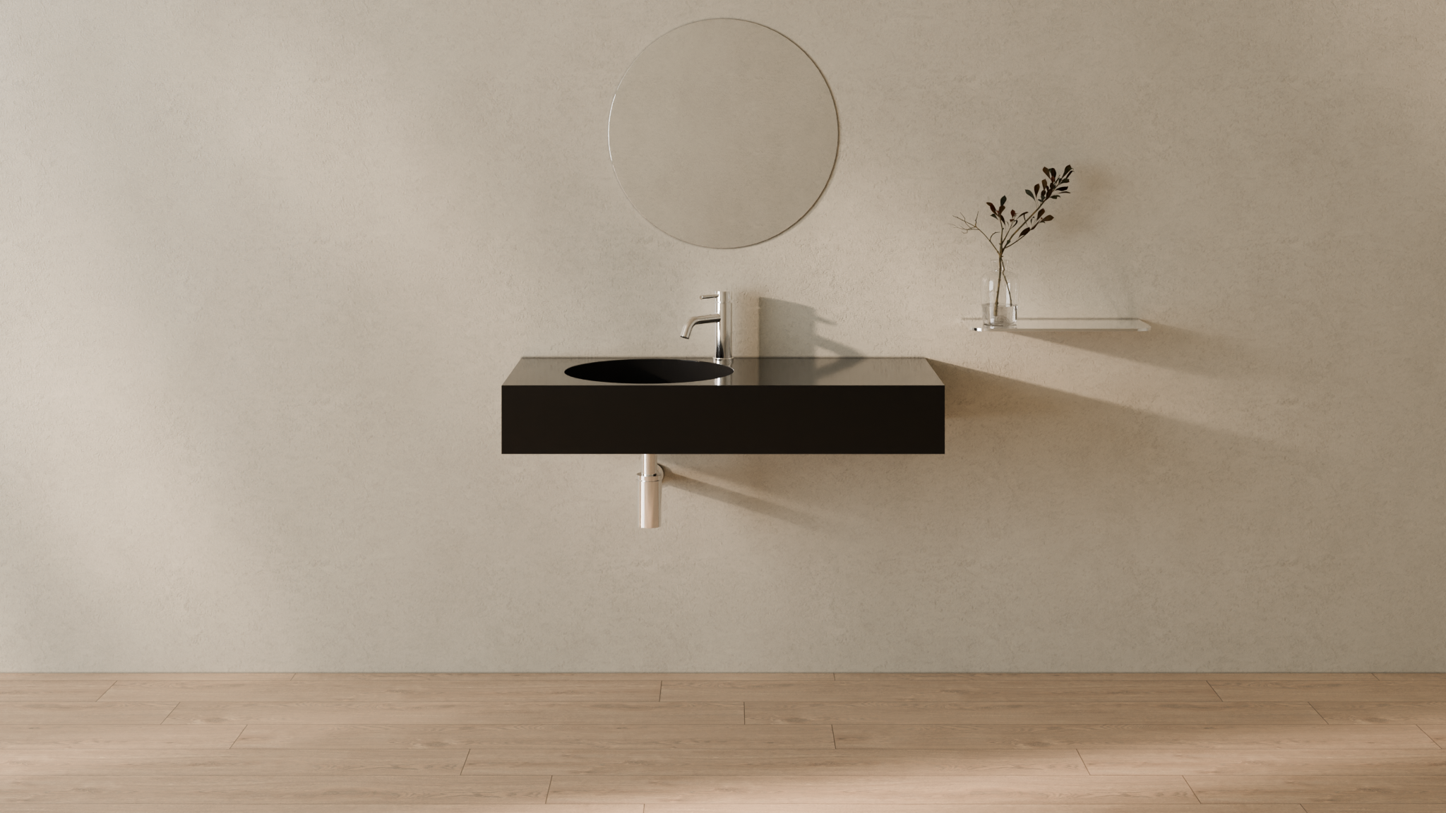 Badeloft render 2026 | WT-02-A | Black | Sink_Glossy_Black__Camera_Angle_1.png