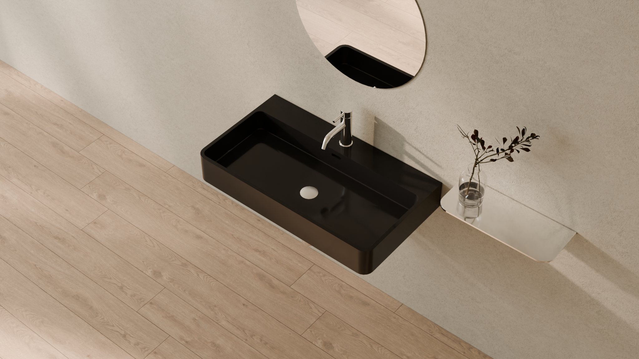 Badeloft render 2026 | WT-01-L | Black | Sink_Glossy_Black__Camera_Angle_2.png