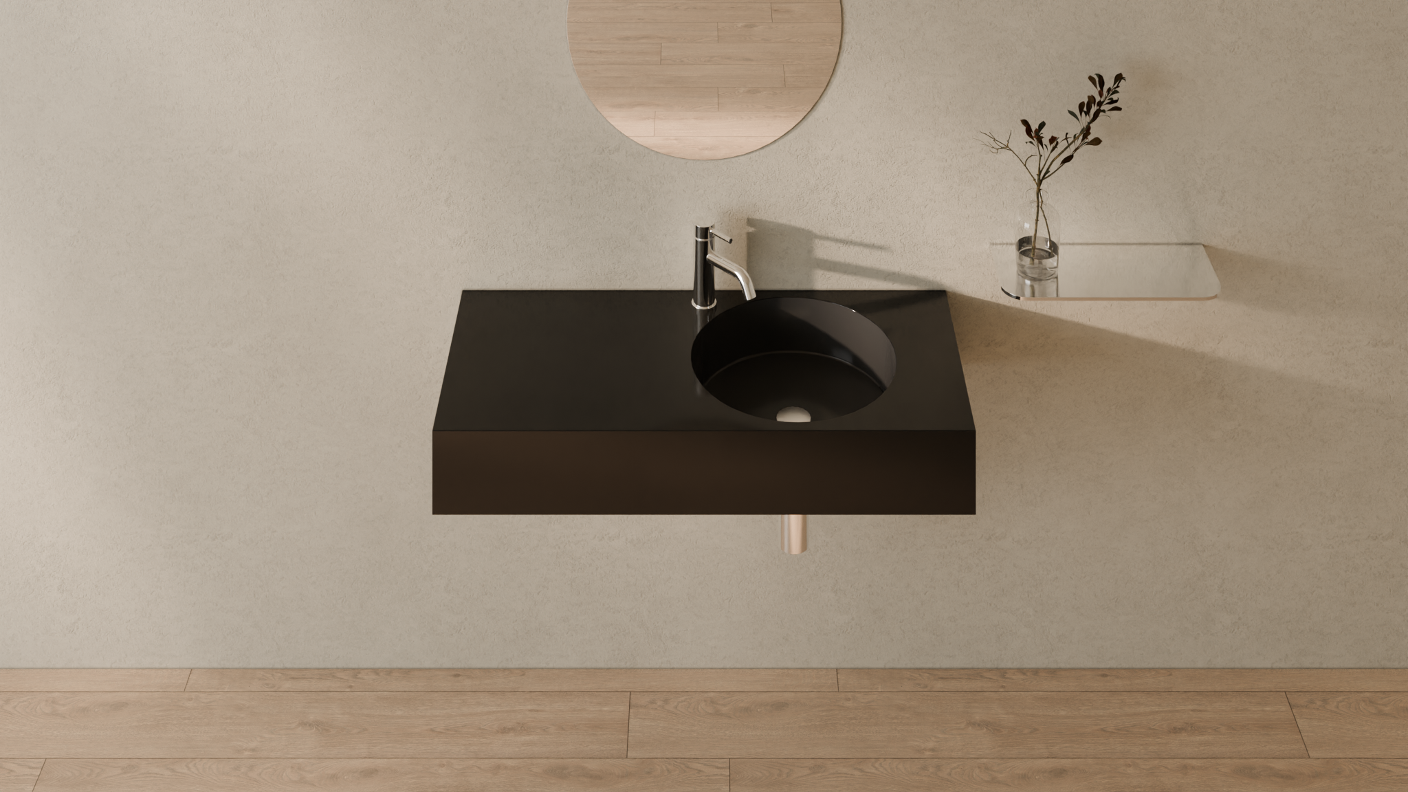 Badeloft render 2026 | WT-02-B | Black | Sink_Glossy_Black__Camera_Angle_3.png