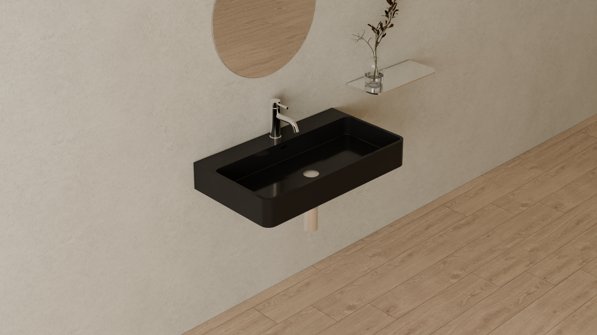 Badeloft render 2026 | WT-01-L | Black | Sink_Glossy_Black__Camera_Angle_4.png