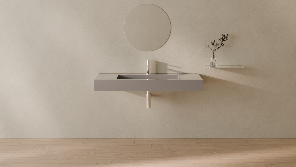 Badeloft render 2026 | WT-03 | Grey | Sink_Glossy_Grey__Camera_Angle_1.png
