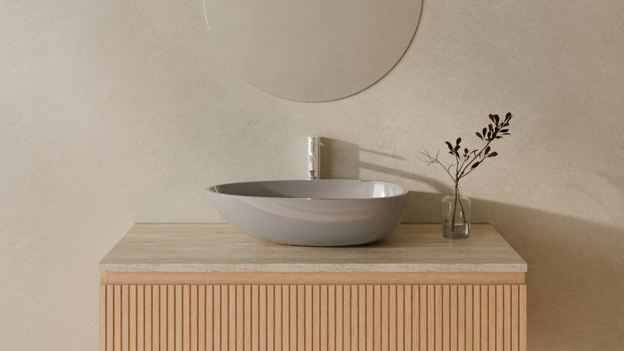 Badeloft render 2026 | WB-01 | Grey | Sink_Glossy_Grey__Camera_Angle_1.png