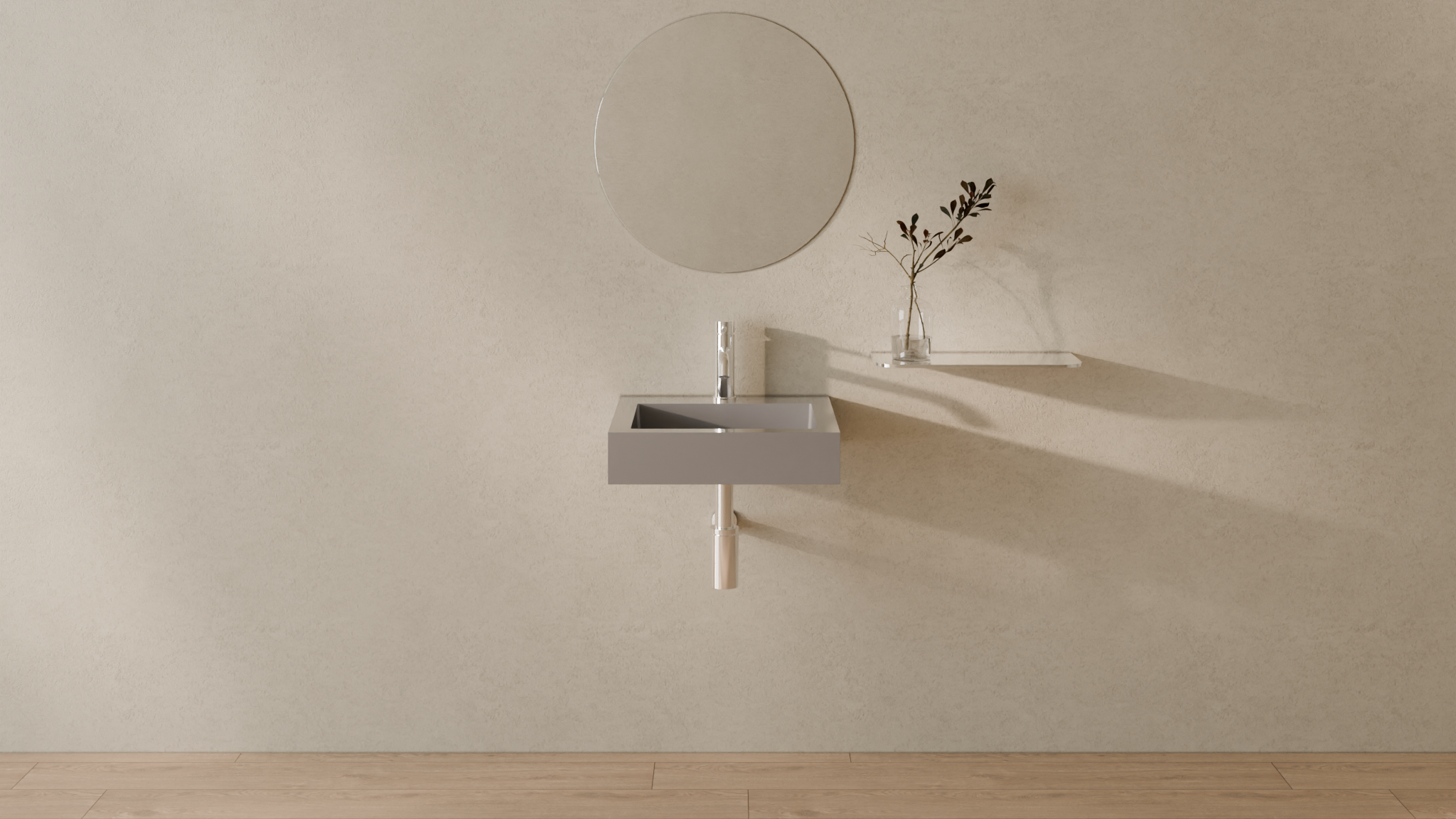 Badeloft render 2026 | WT-06-S | Grey | Sink_Glossy_Grey__Camera_Angle_1.png