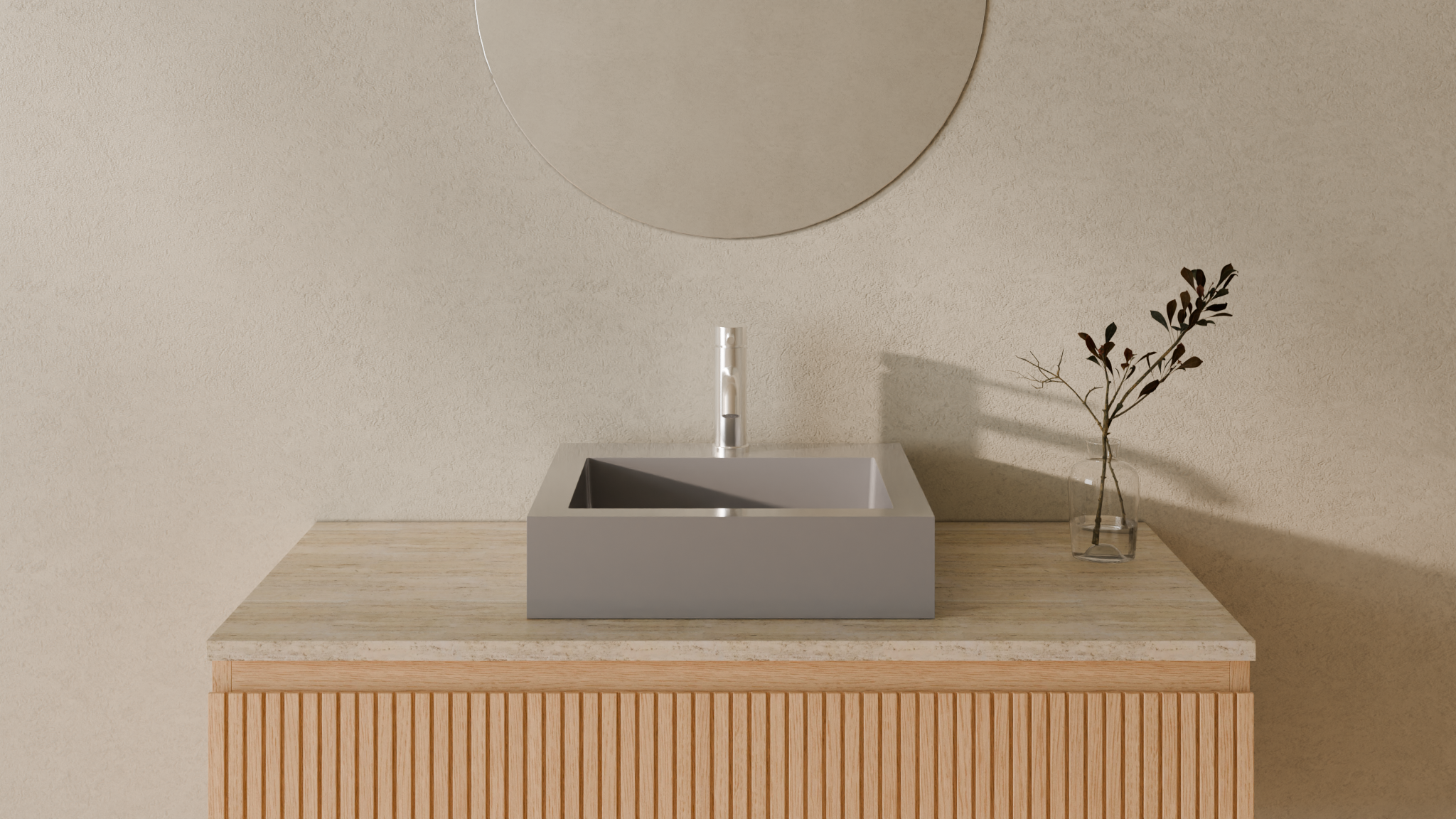 Badeloft render 2026 | WB-05-S | Grey | Sink_Glossy_Grey__Camera_Angle_1.png