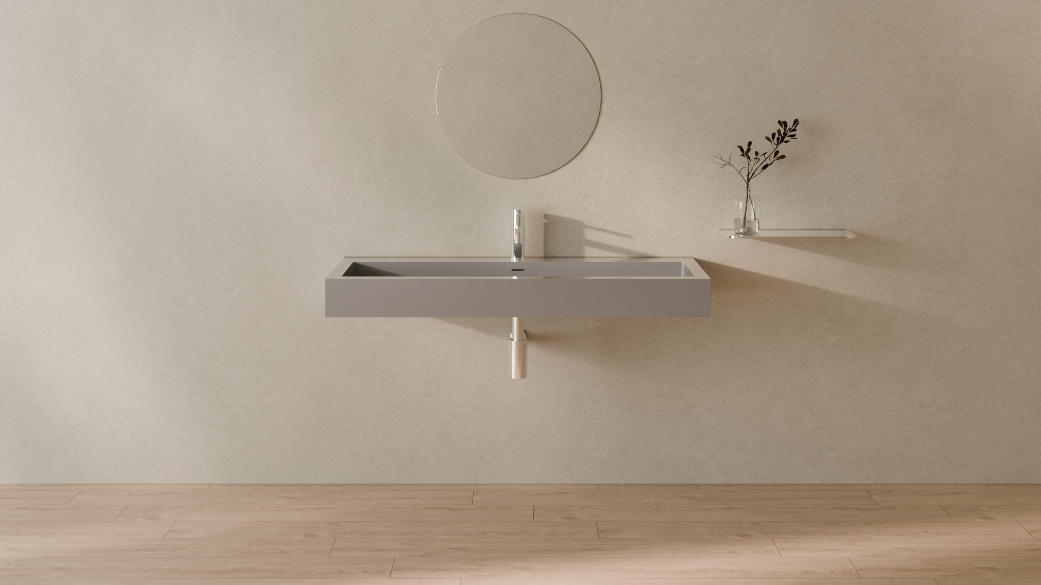 Badeloft render 2026 | WT-06-XXL | Grey | Sink_Glossy_Grey__Camera_Angle_1.png