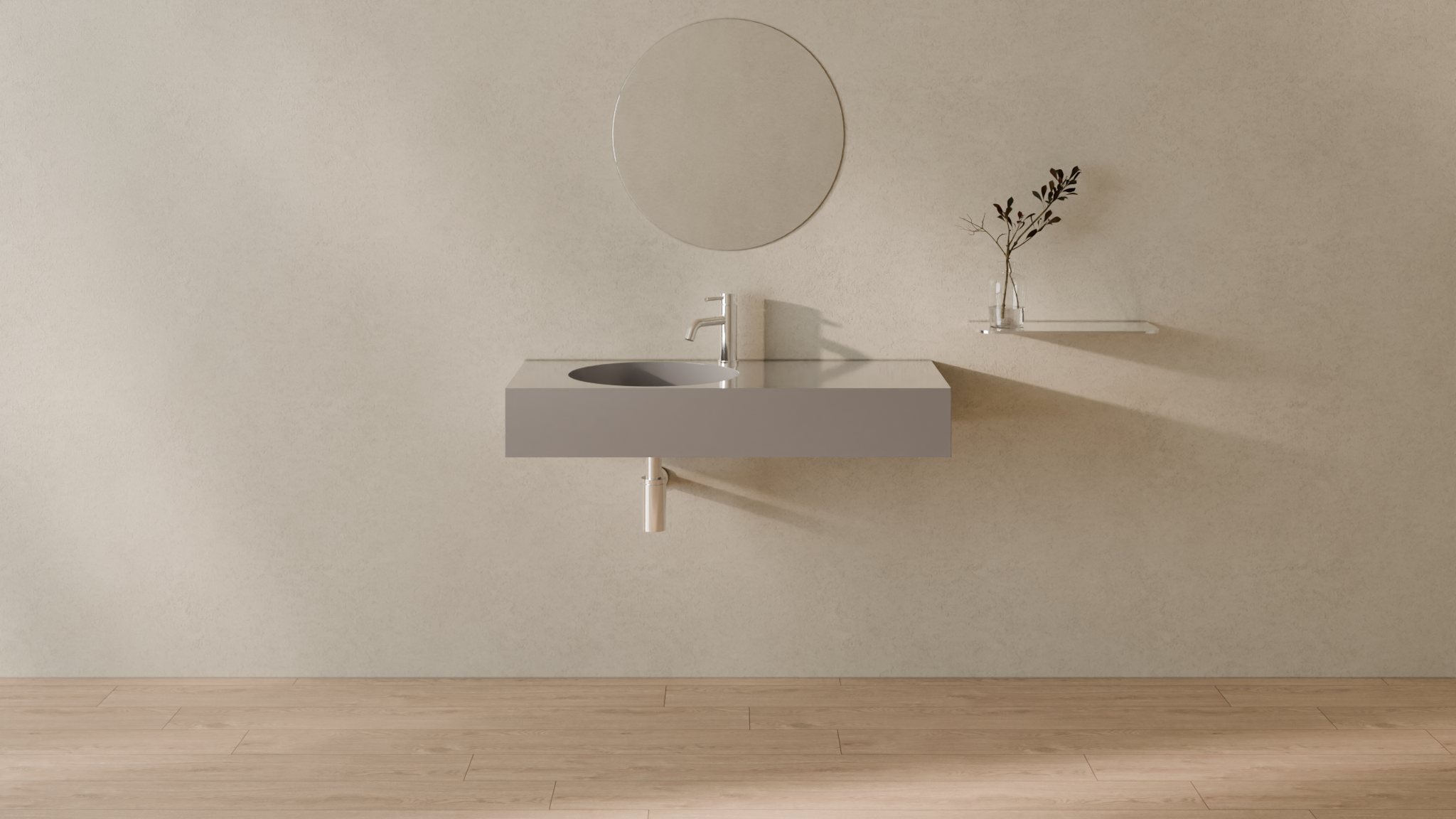 Badeloft render 2026 | WT-02-A | Grey | Sink_Glossy_Grey__Camera_Angle_1.png