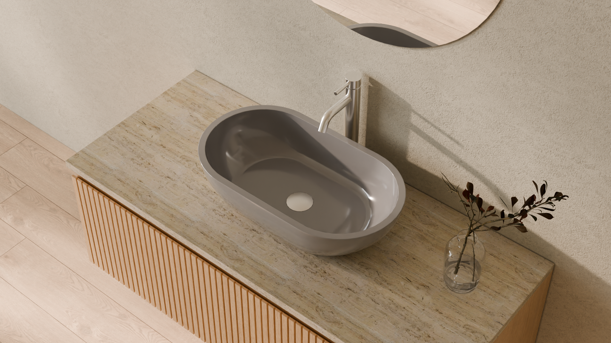 Badeloft render 2026 | WB-02 | Grey | Sink_Glossy_Grey__Camera_Angle_2.png