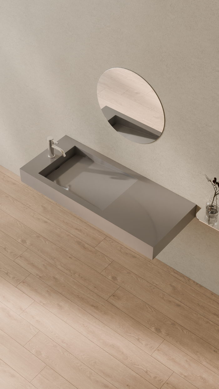 Badeloft details portrait 2026 | WT-05-A | Grey | Sink_Glossy_Grey__Camera_Angle_2.png