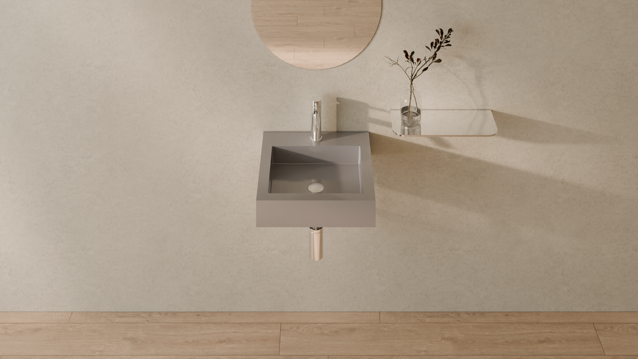 Badeloft render 2026 | WT-06-S | Grey | Sink_Glossy_Grey__Camera_Angle_3.png