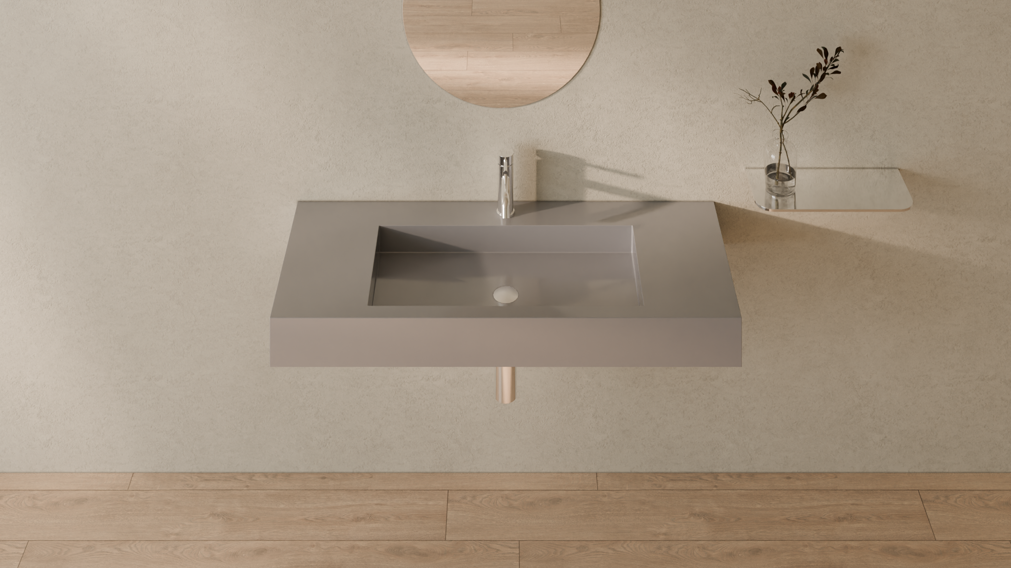 Badeloft render 2026 | WT-03 | Grey | Sink_Glossy_Grey__Camera_Angle_3.png