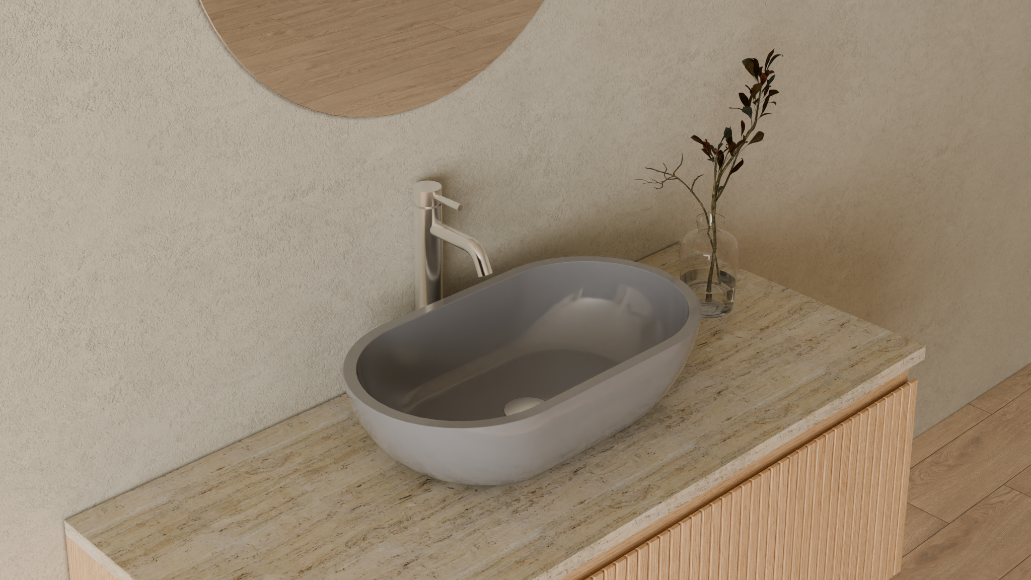 Badeloft render 2026 | WB-02 | Grey | Sink_Glossy_Grey__Camera_Angle_4.png
