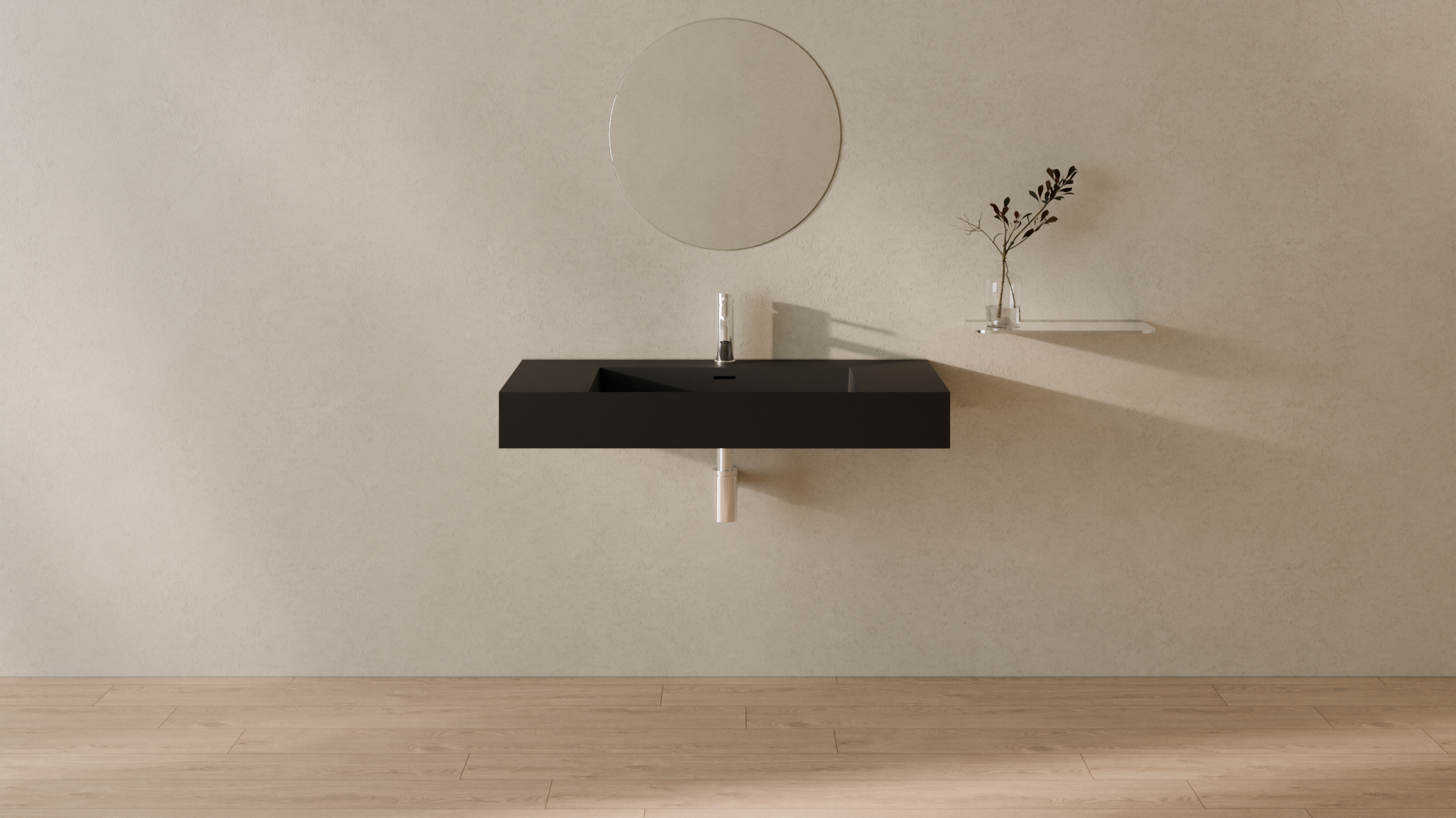 Badeloft render 2026 | WT-04-G | Black | Sink_Matte_Black__Camera_Angle_1.png
