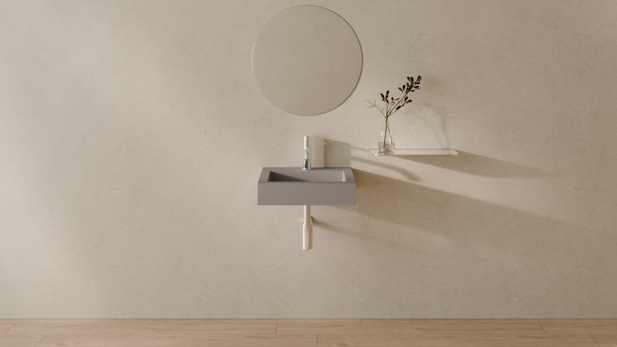 Badeloft render 2026 | WT-06-S | Grey | Sink_Matte_Grey__Camera_Angle_1.png