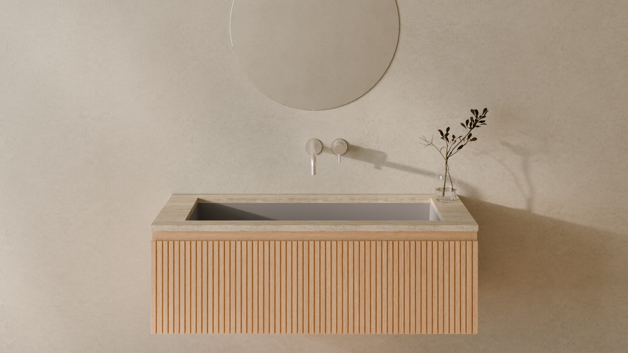 Badeloft render 2026 | UB-04-40 | Grey | Sink_Matte_Grey__Camera_Angle_1.png