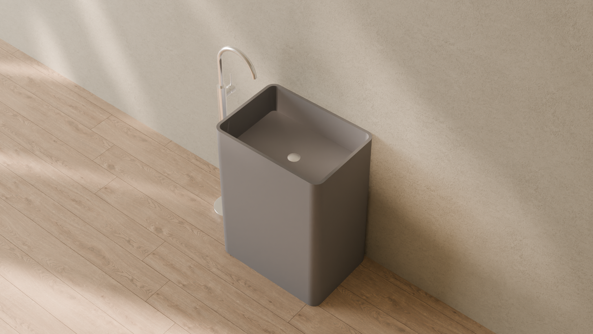 Badeloft render 2026 | SB-02 | Grey | Sink_Matte_Grey__Camera_Angle_2.png
