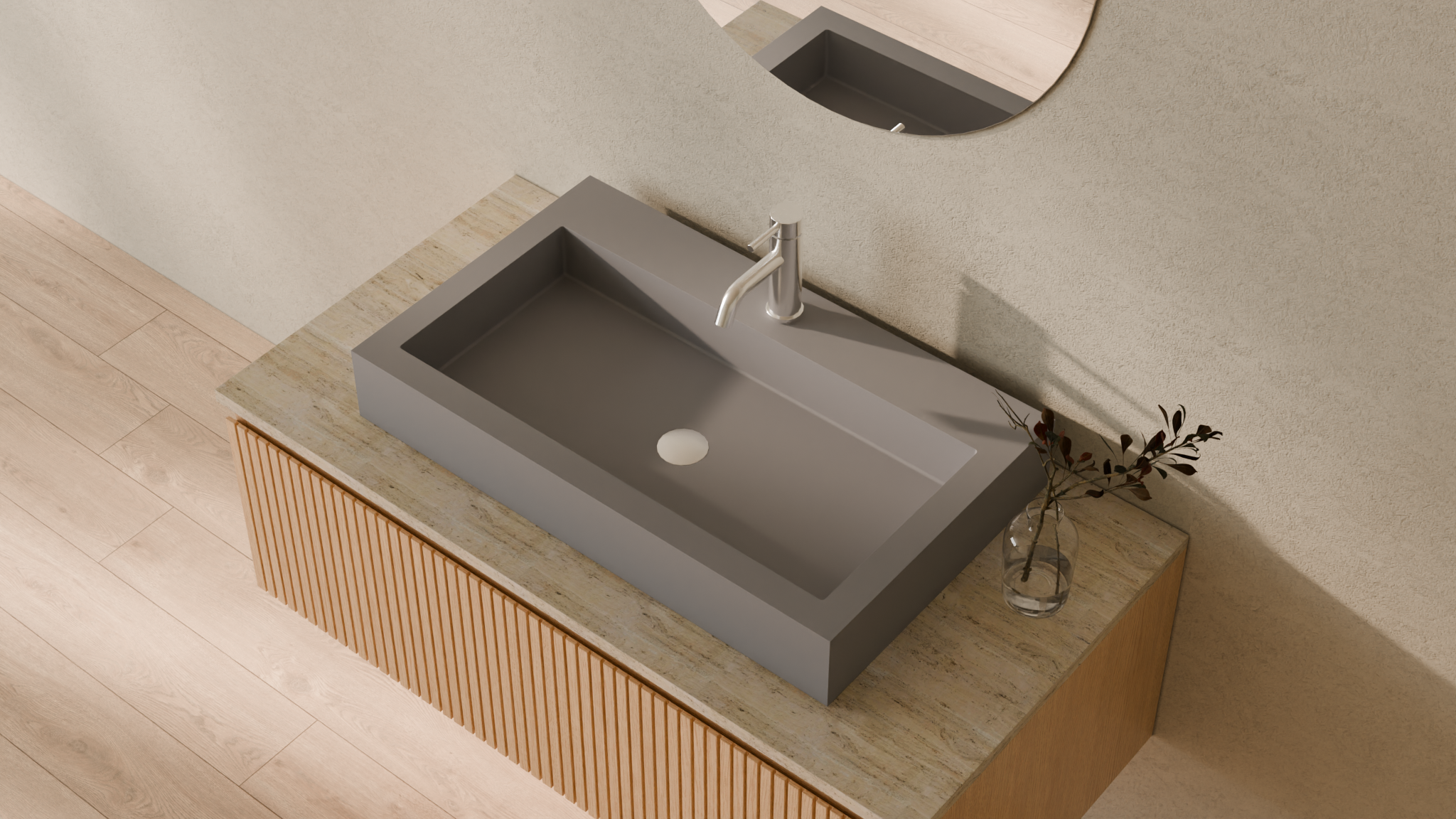 Badeloft render 2026 | WB-05-L | Grey | Sink_Matte_Grey__Camera_Angle_2.png