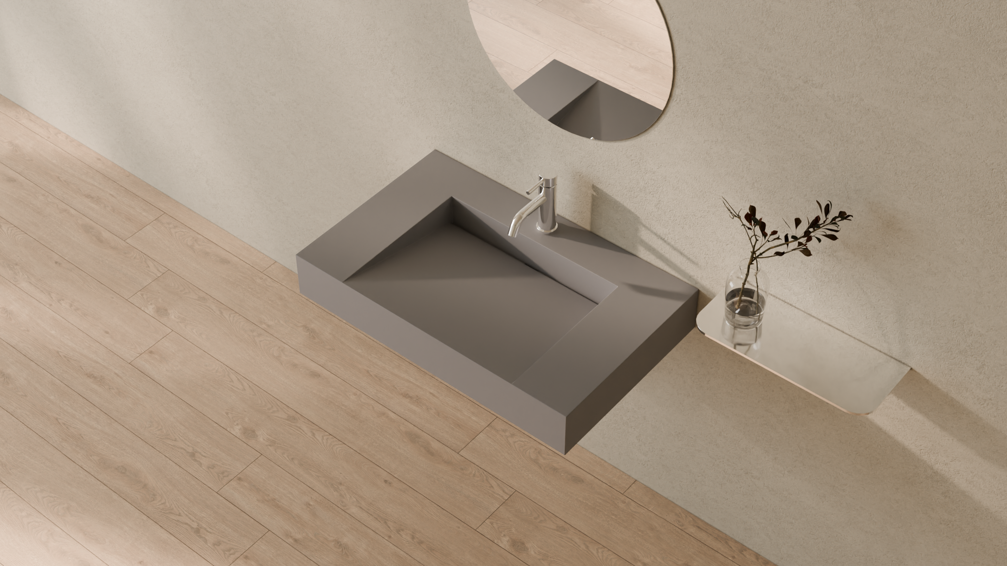 Badeloft render 2026 | WT-04-D | Grey | Sink_Matte_Grey__Camera_Angle_2.png