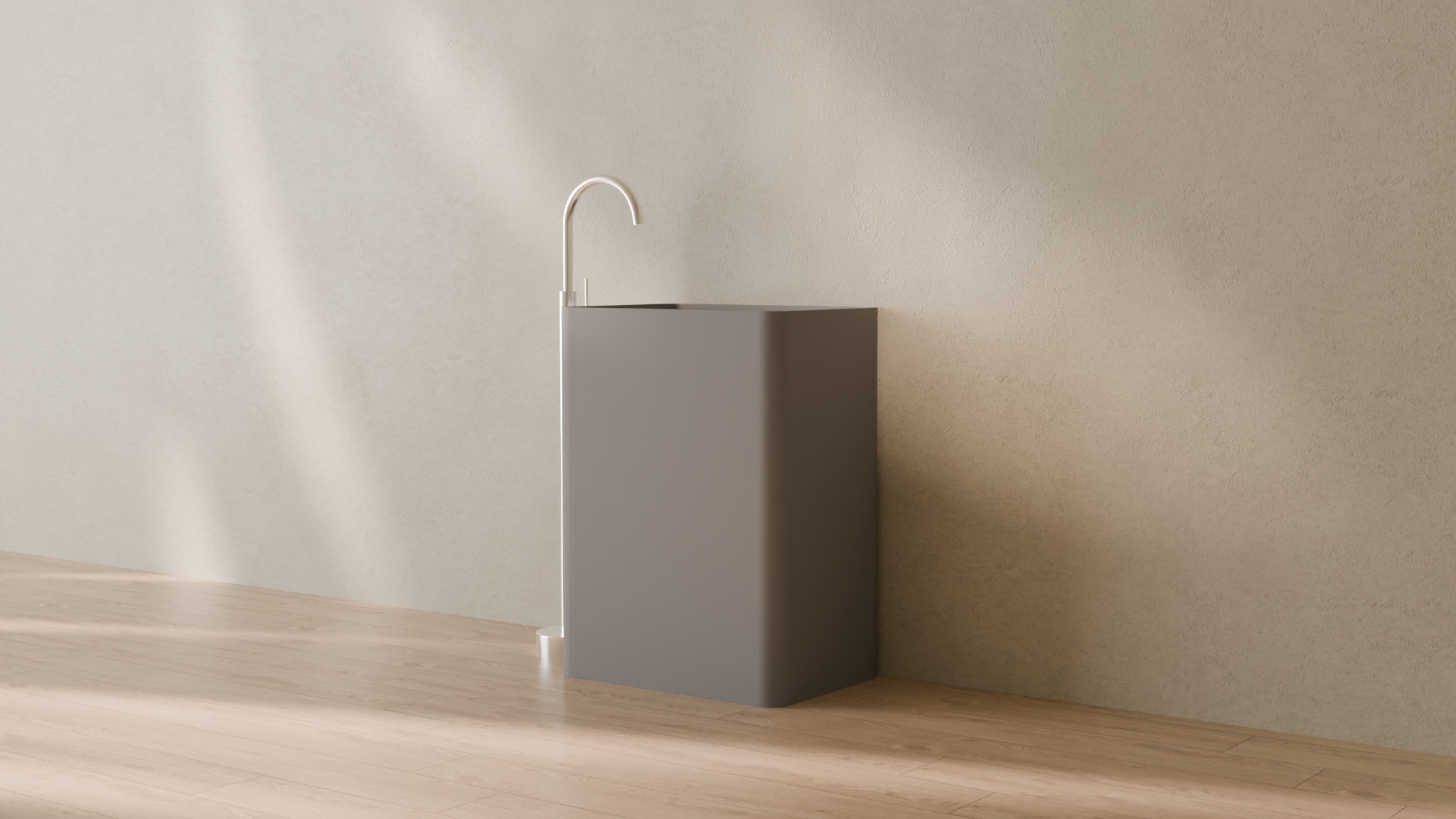 Badeloft render 2026 | SB-02 | Grey | Sink_Matte_Grey__Camera_Angle_3.png