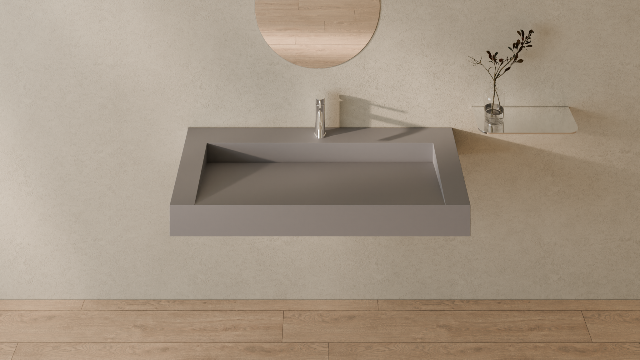 Badeloft render 2026 | WT-04-C | Grey | Sink_Matte_Grey__Camera_Angle_3.png