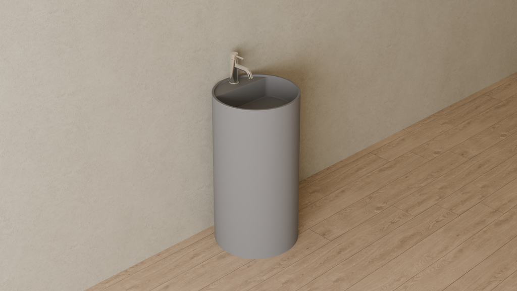 Badeloft render 2026 | SB-03-A | Grey | Sink_Matte_Grey__Camera_Angle_4.png