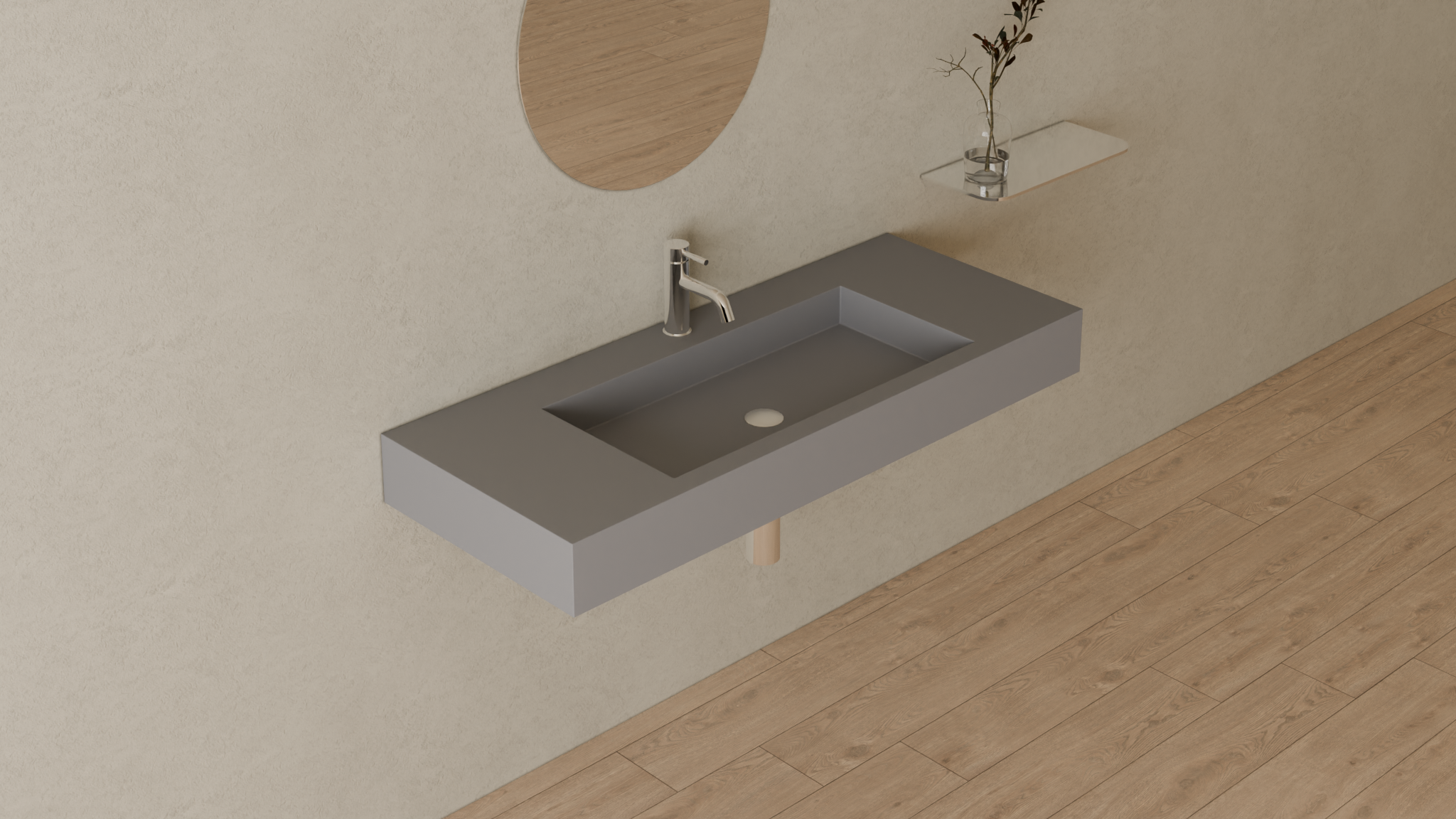 Badeloft render 2026 | WT-03 | Grey | Sink_Matte_Grey__Camera_Angle_4.png