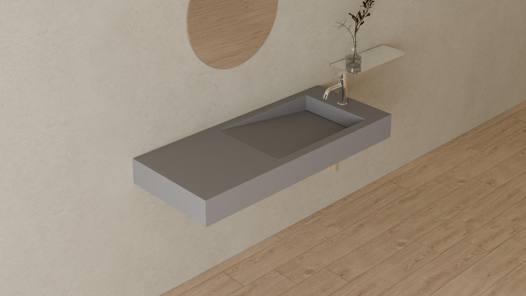 Badeloft render 2026 | WT-05-B | Grey | Sink_Matte_Grey__Camera_Angle_4.png