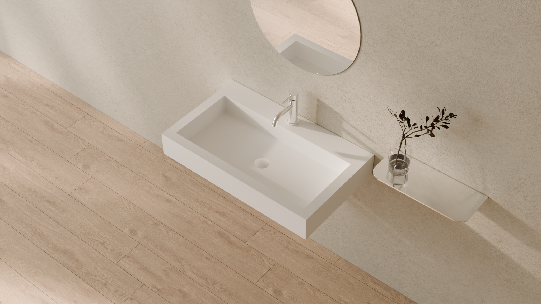 Badeloft render 2026 | WT-06-L | White | Sink_Matte_White__Camera_Angle_2.png