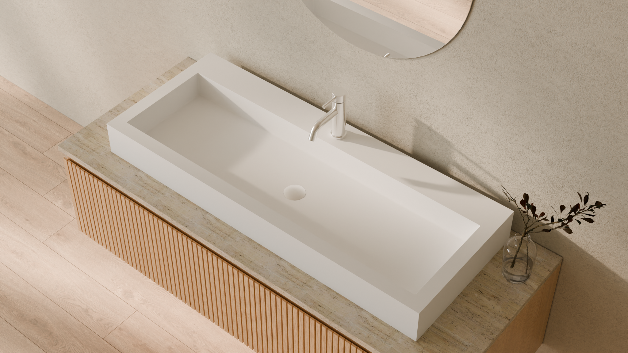 Badeloft render 2026 | WB-05-XXL | White | Sink_Matte_White__Camera_Angle_2.png