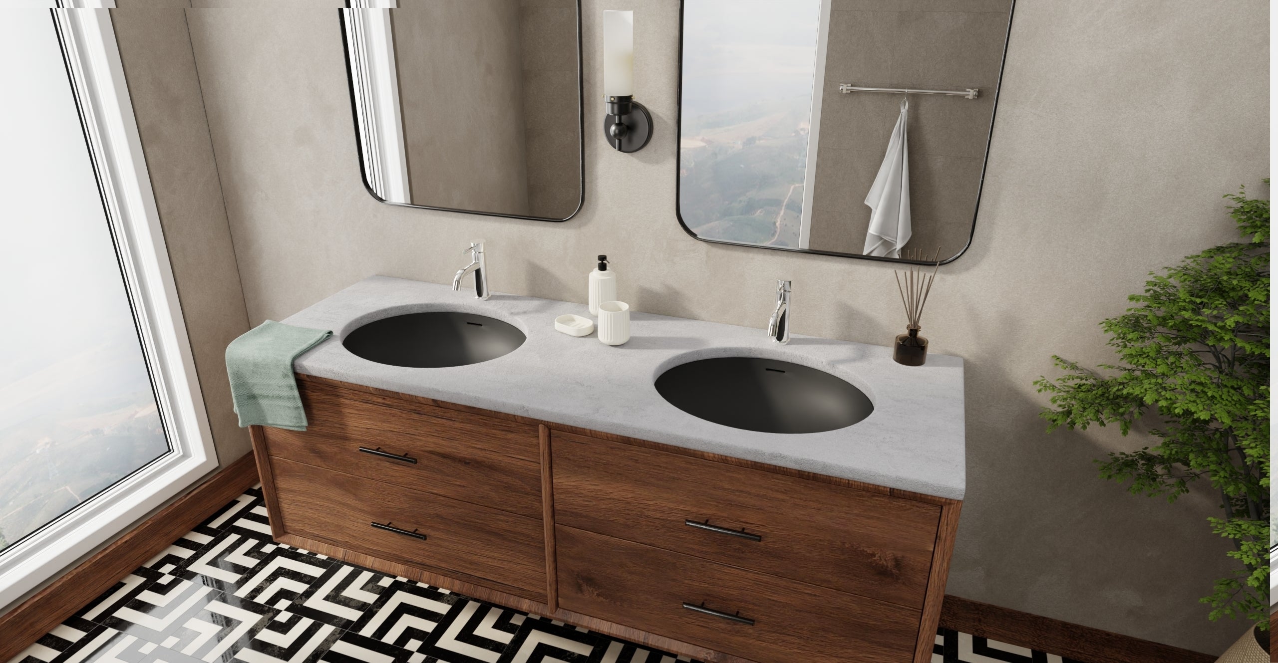Undermount Sink UB-03-BLK