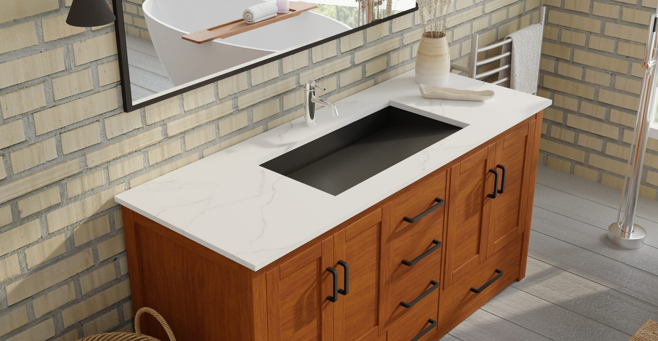 Undermount Ramp Sink UB-04-32-BLK
