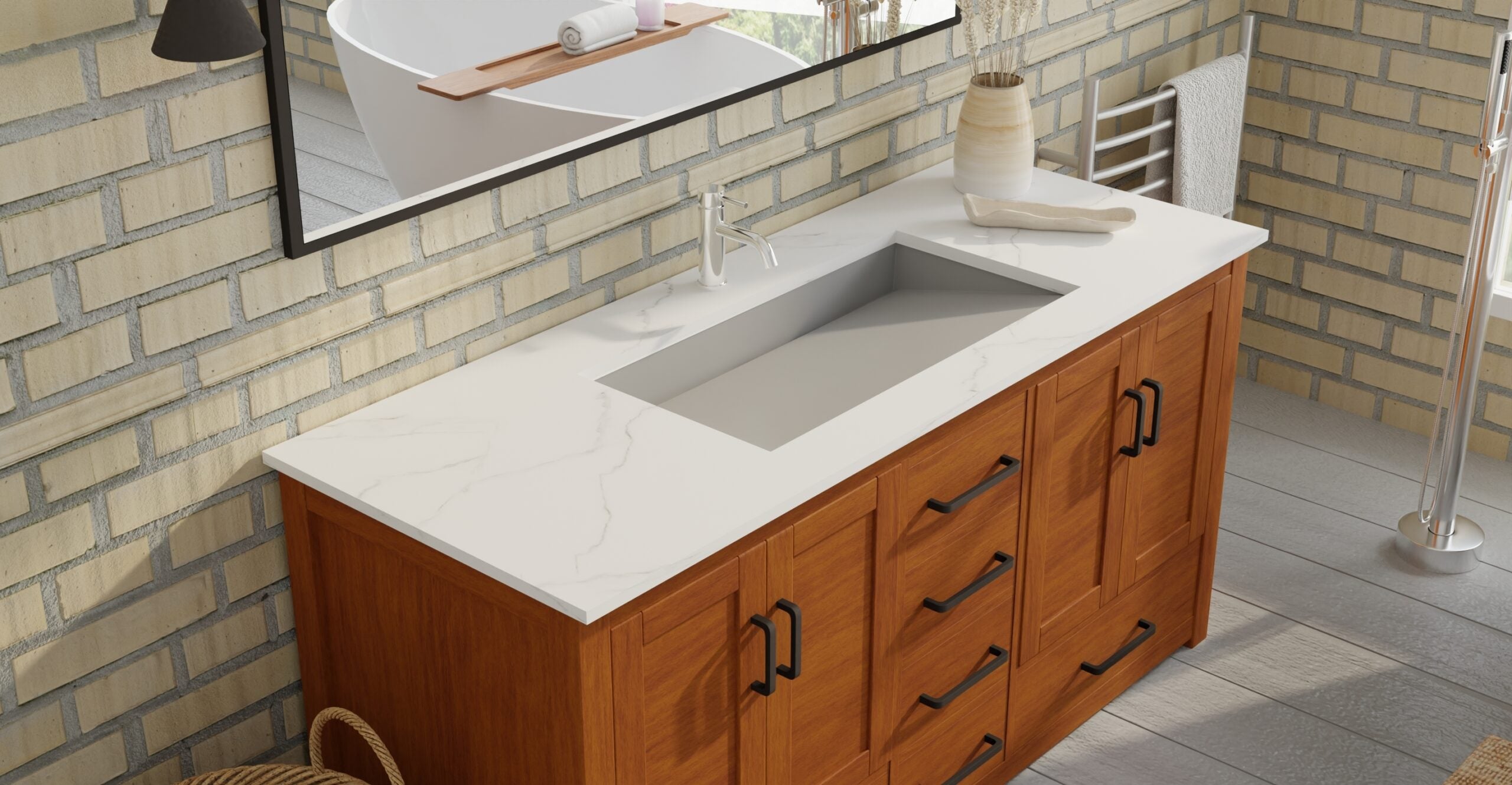 Undermount Ramp Sink UB-04-32-GRY