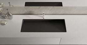 Undermount Ramp Sink UB-04-40-BLK