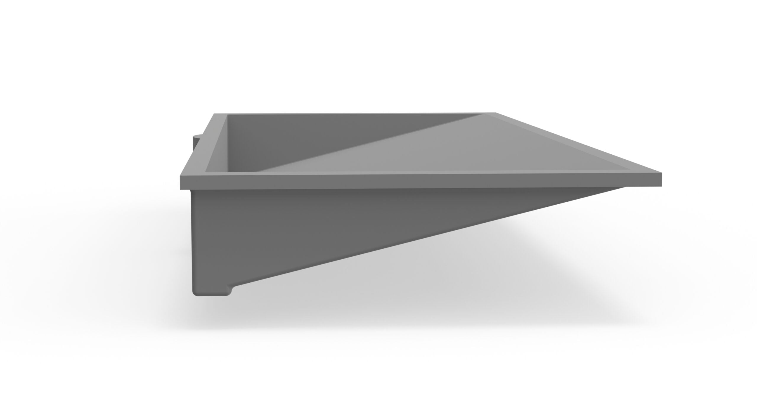 Undermount Ramp Sink UB-04-40-GRY