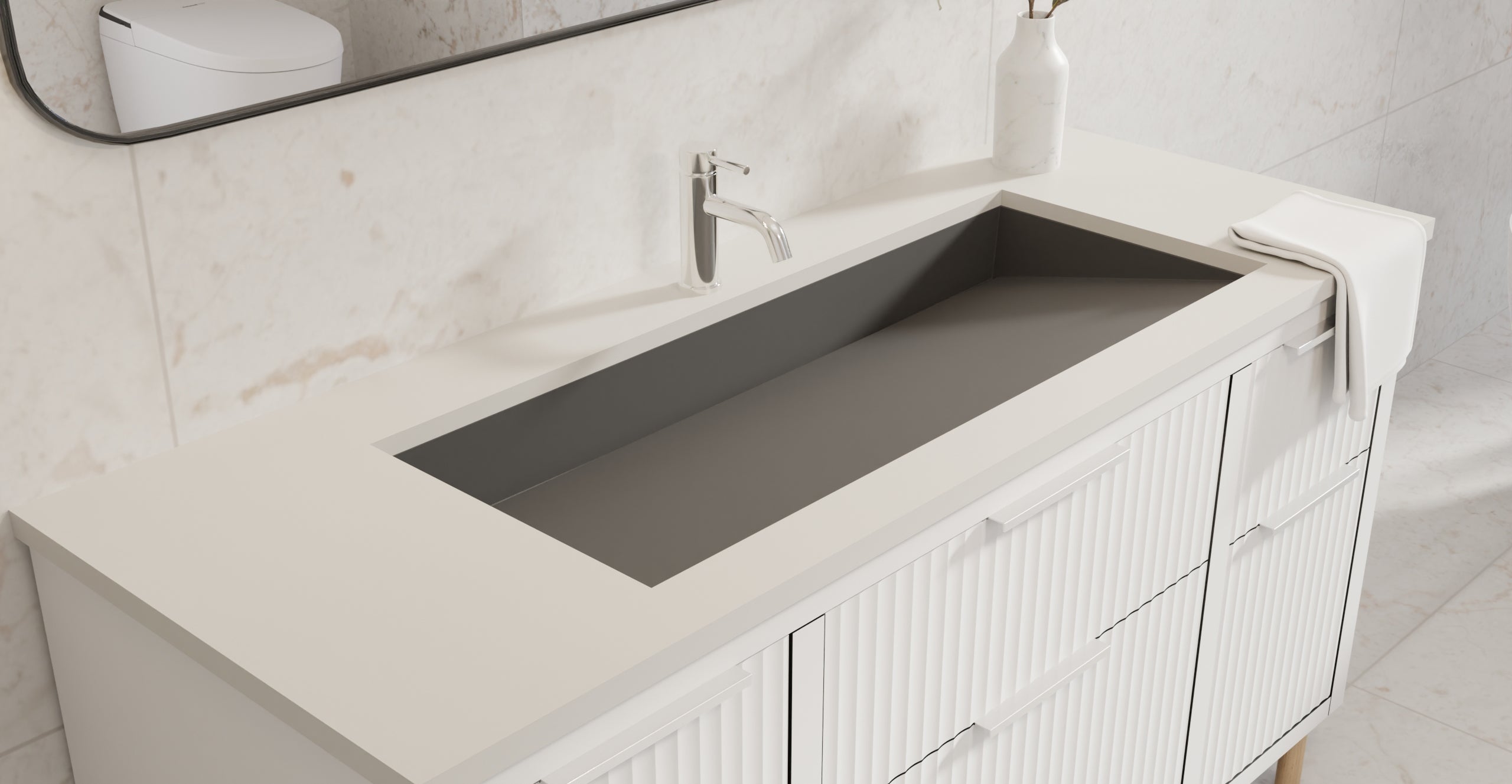 Undermount Ramp Sink UB-04-40-BLK