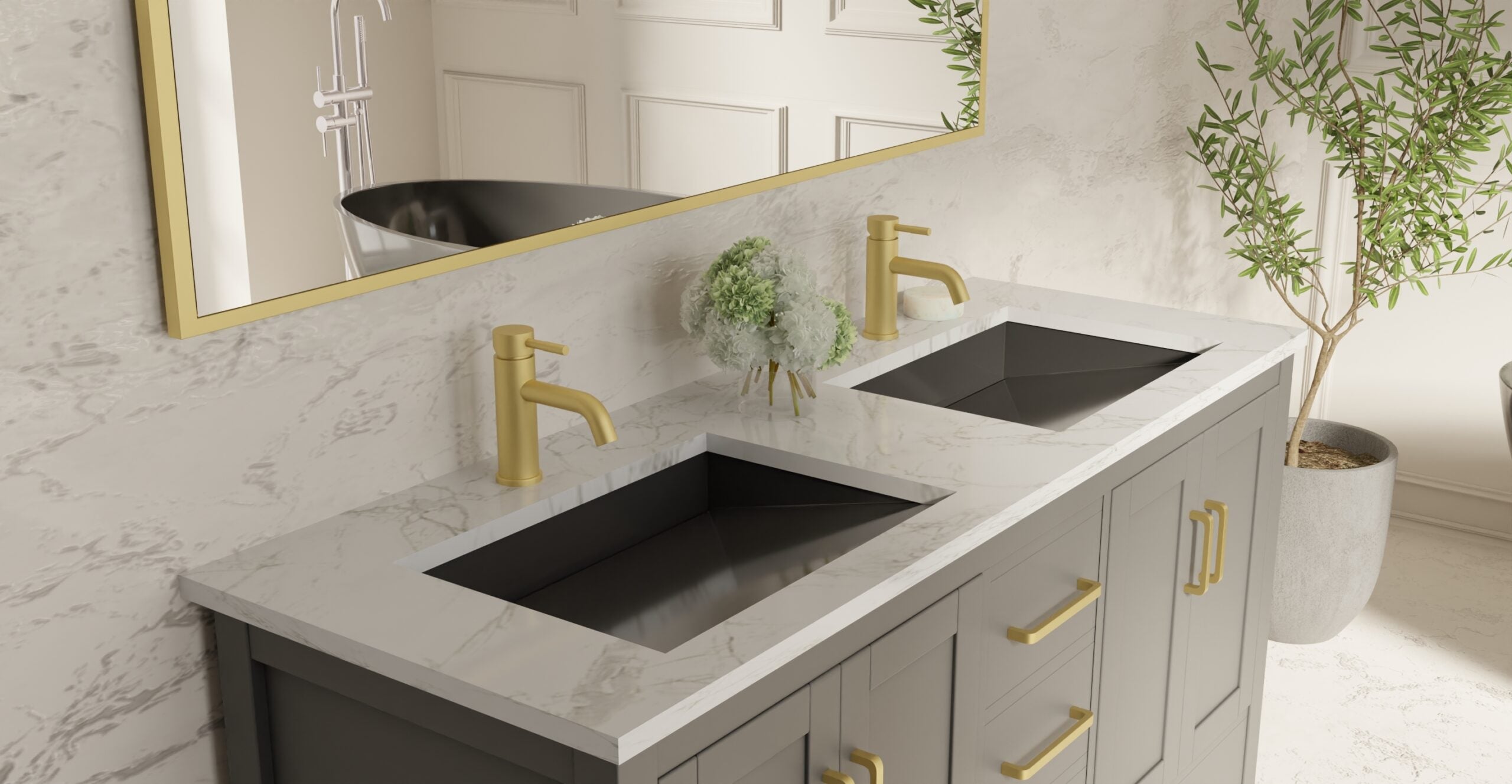 Undermount Ramp Sink UB-04-M-BLK