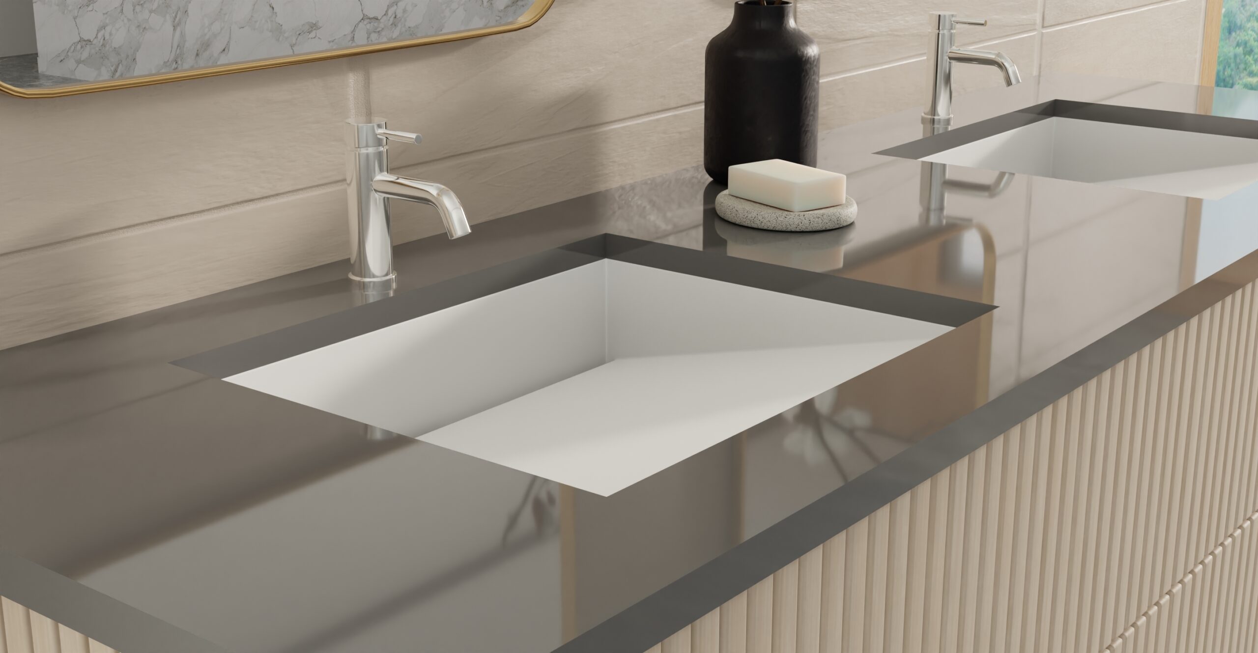 Undermount Ramp Sink UB-04-M