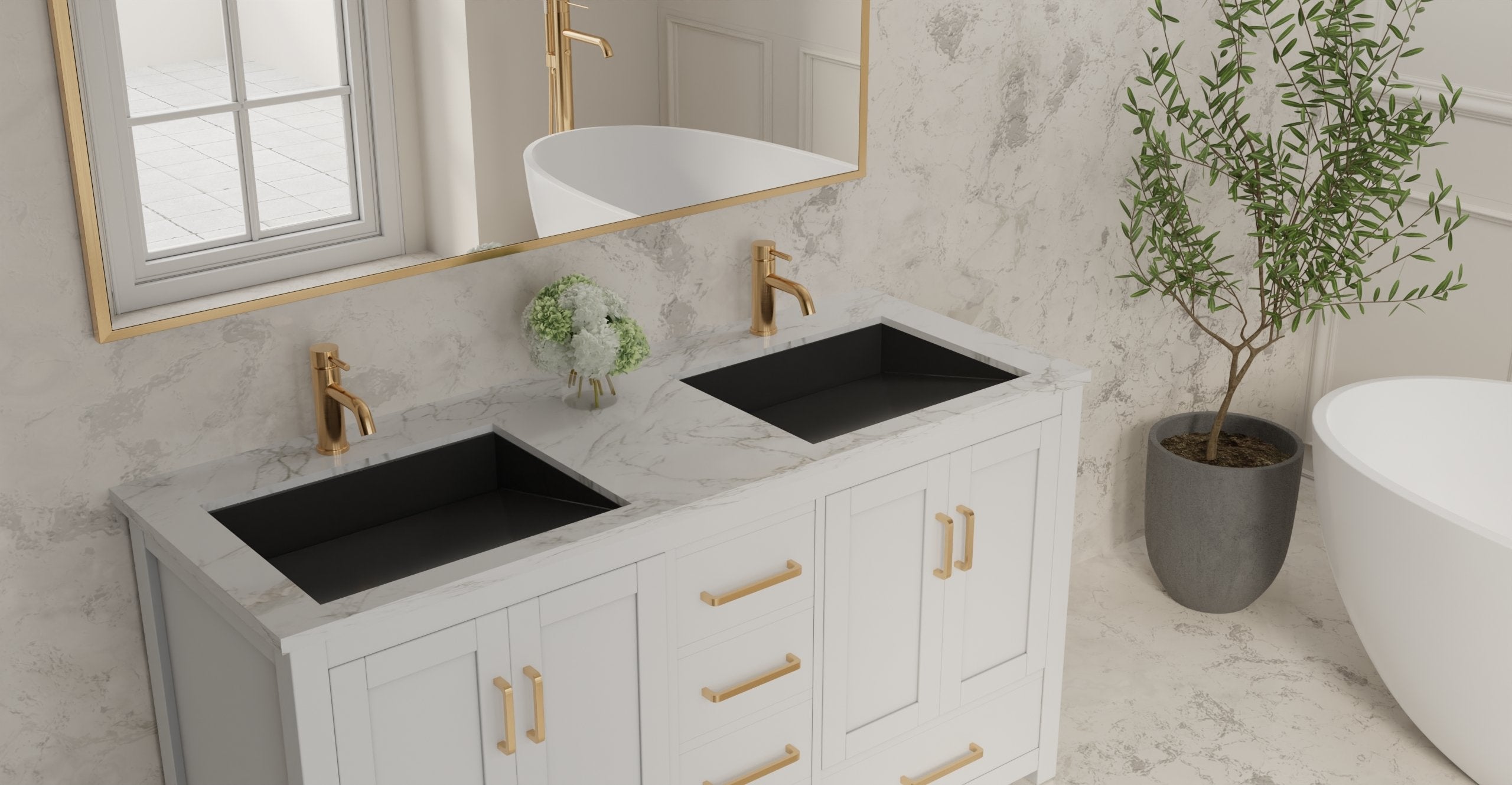Undermount Ramp Sink UB-04-M-BLK