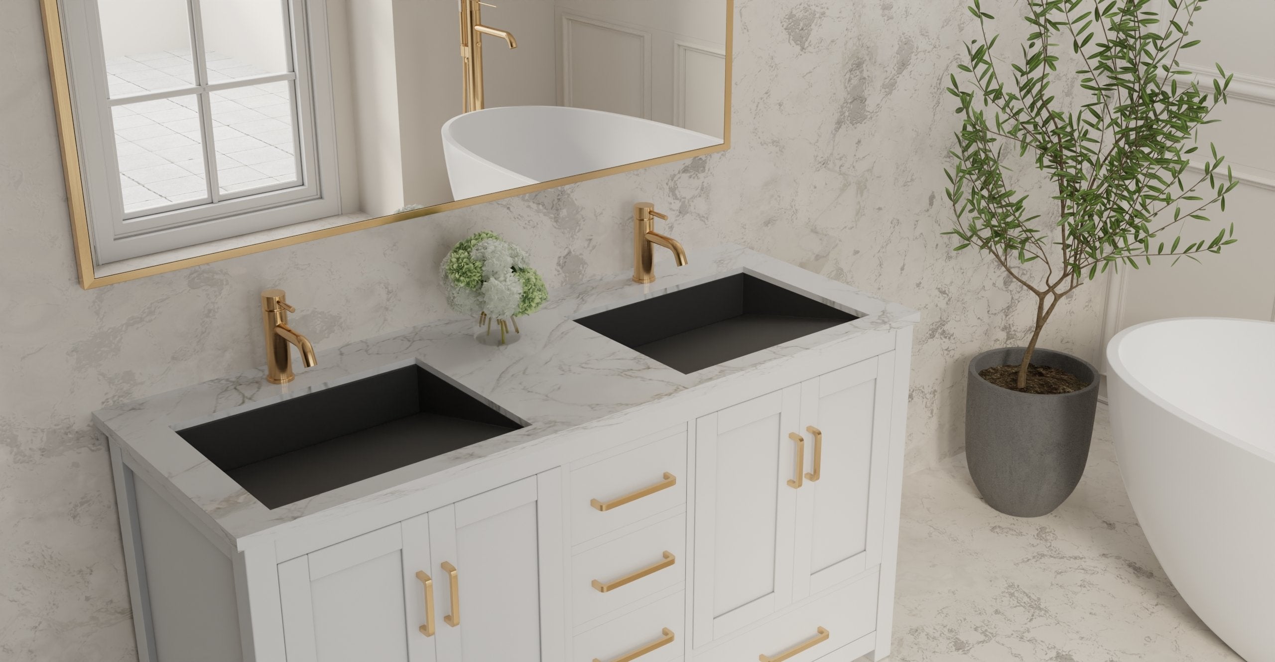 Undermount Ramp Sink UB-04-M-BLK